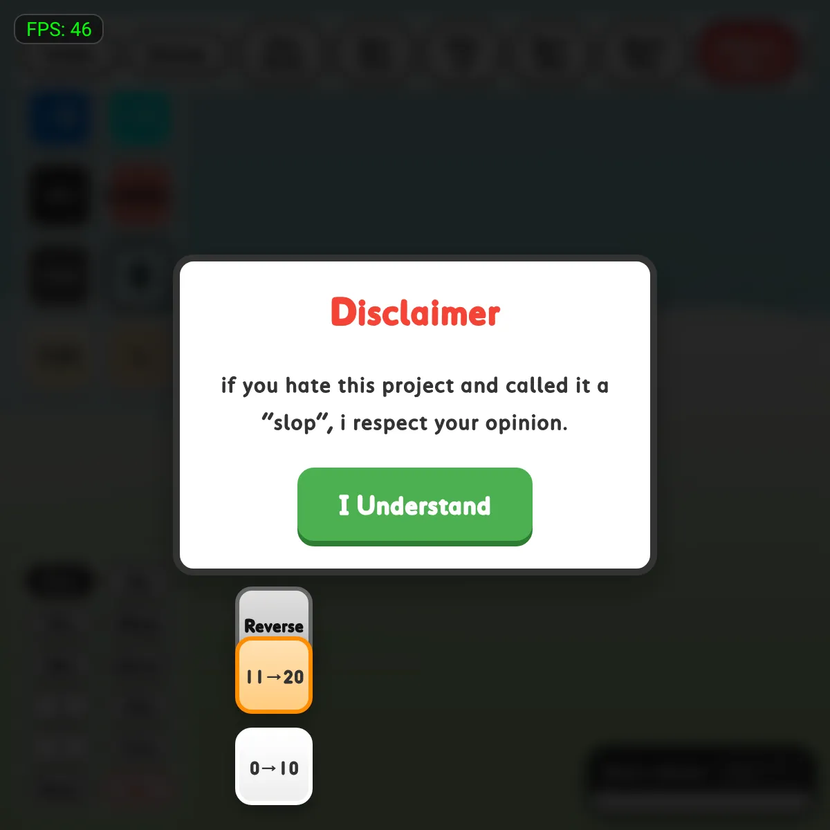 the project is loading