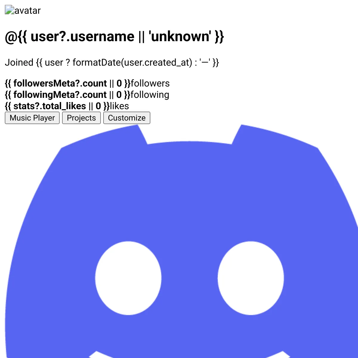 the project is loading
