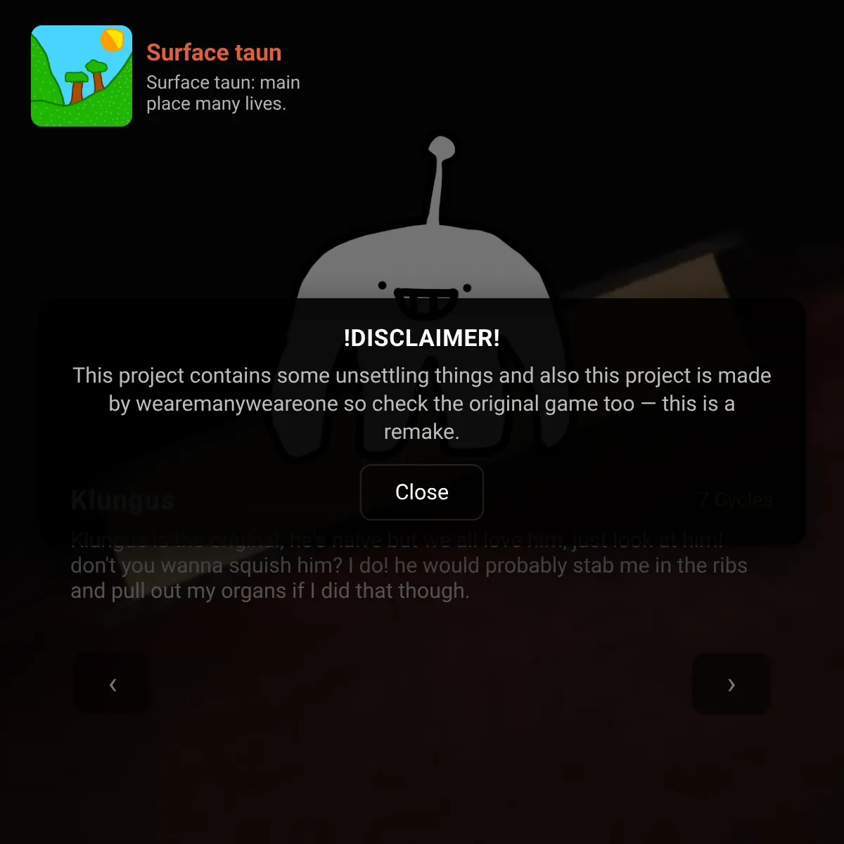 the project is loading