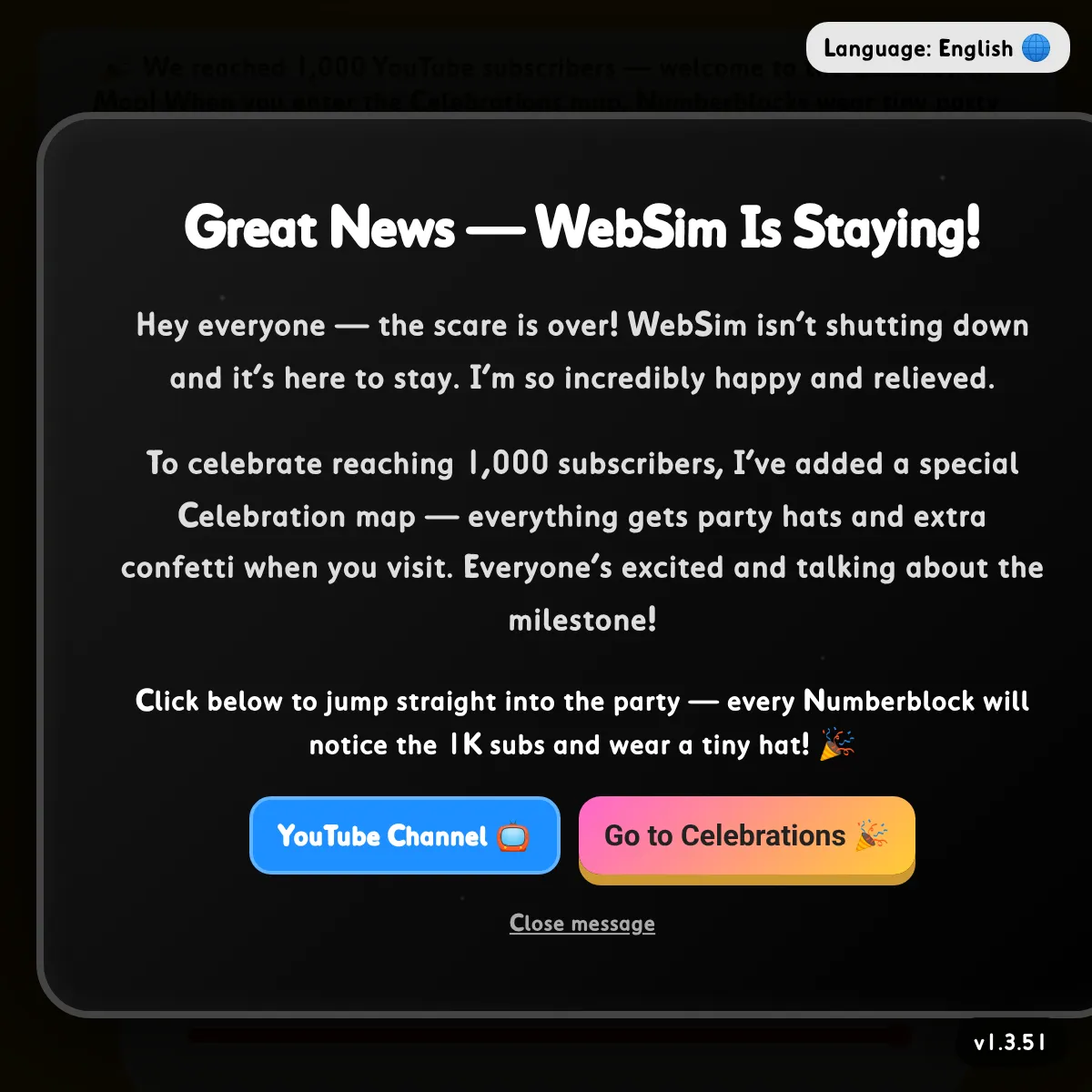 the project is loading