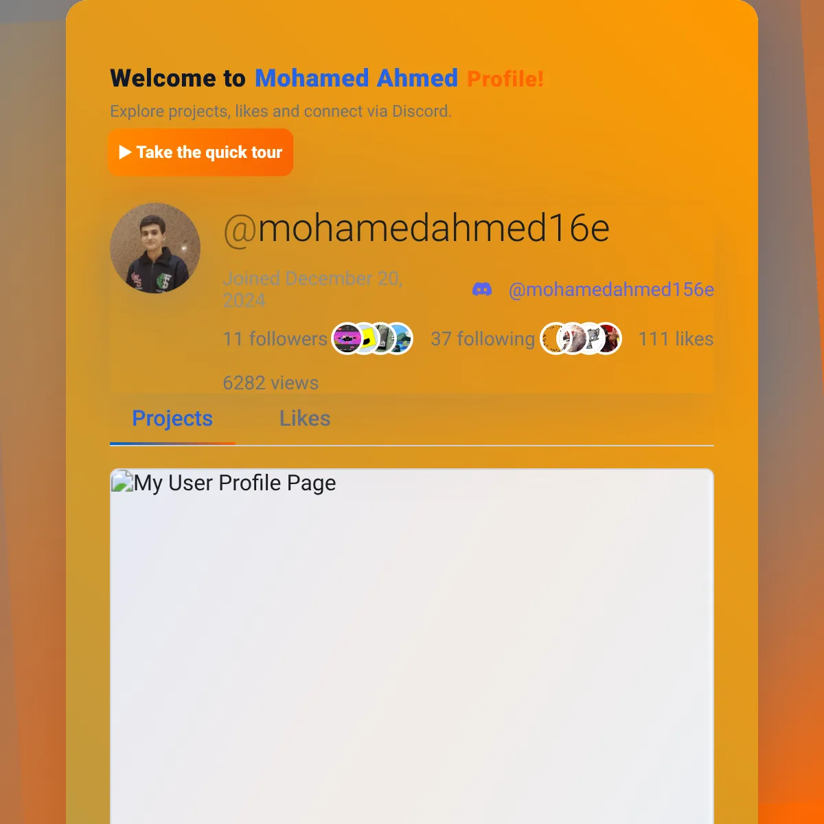 the project is loading