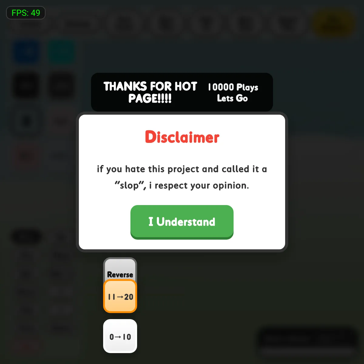 the project is loading