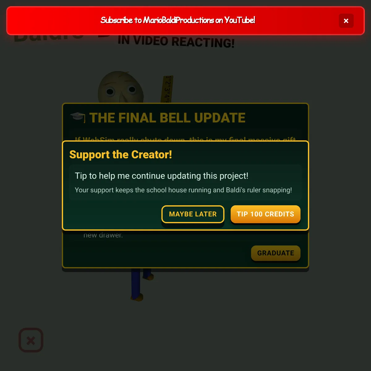 the project is loading