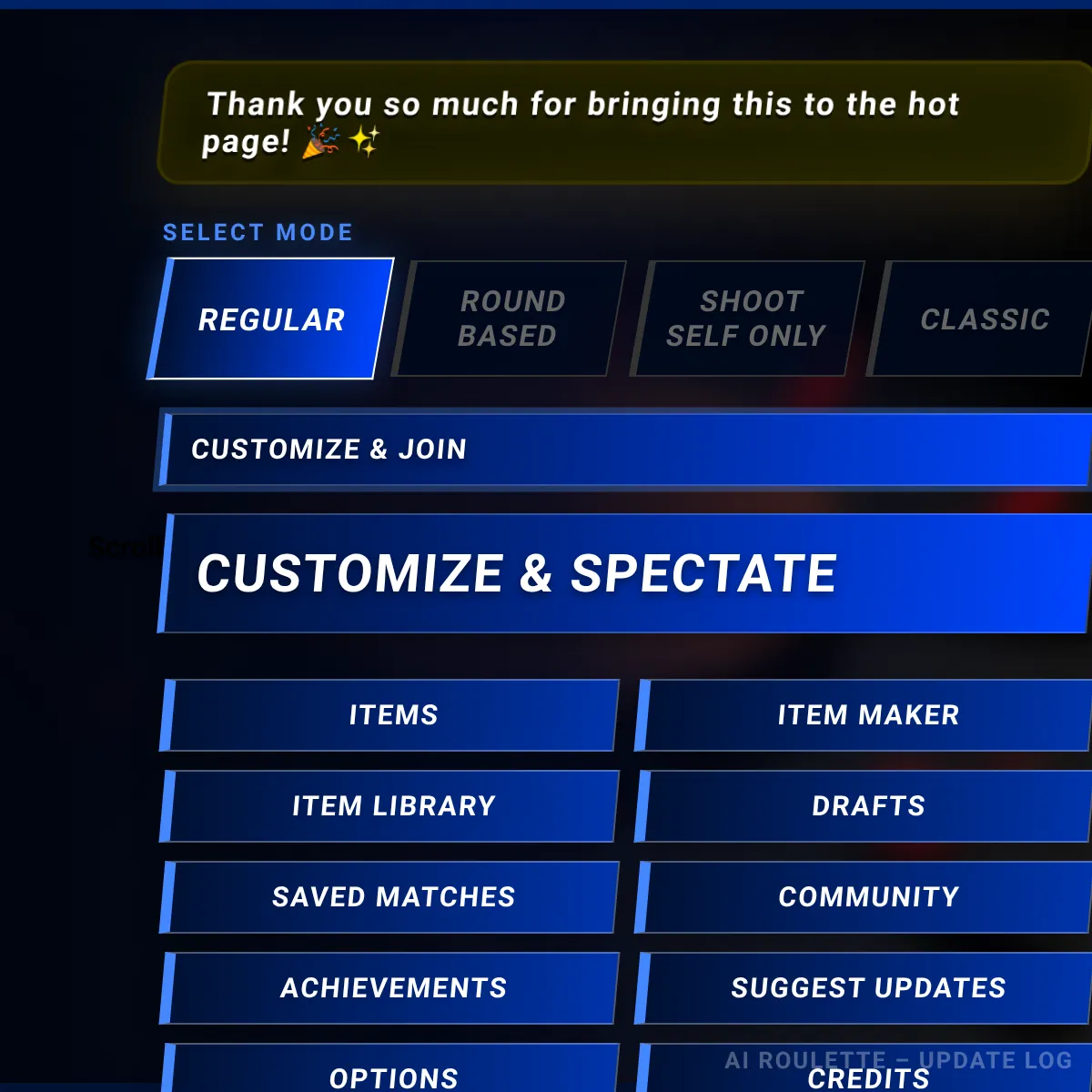 the project is loading