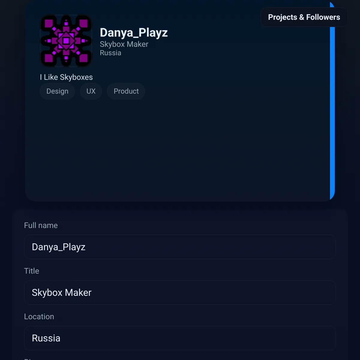 the project is loading