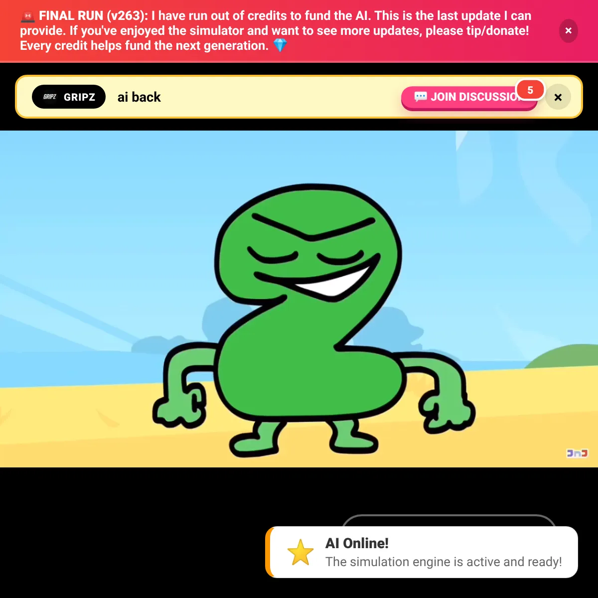 the project is loading