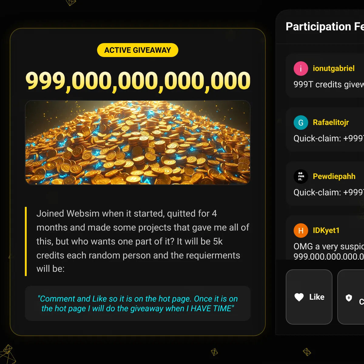 the project is loading