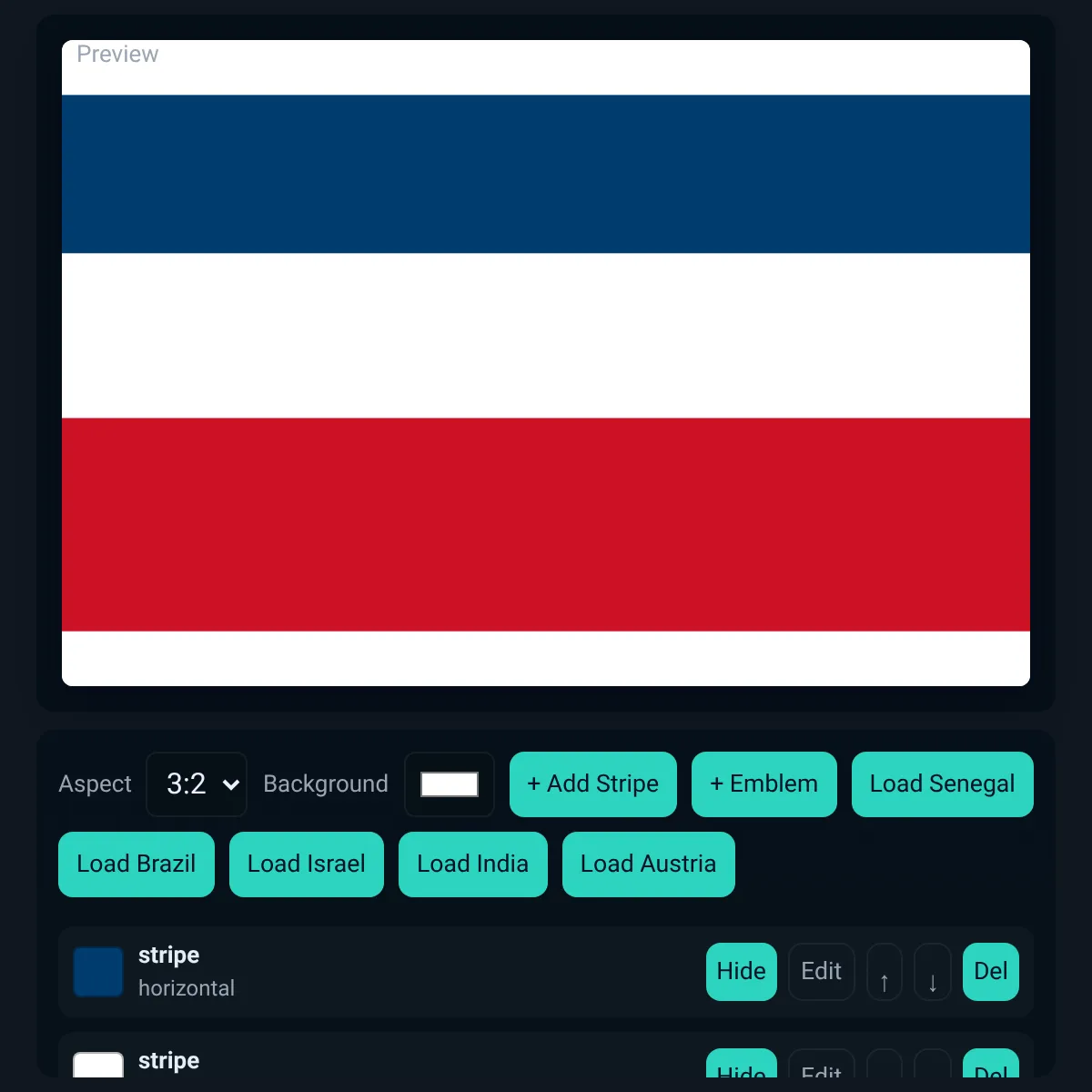 Flag maker but i add your comments