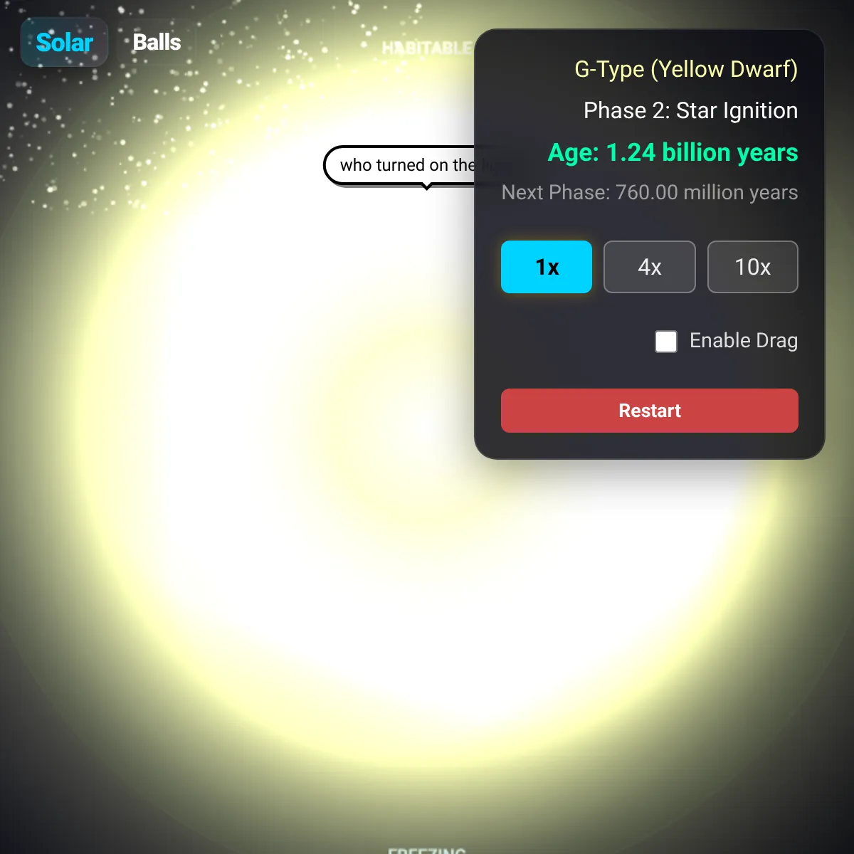 the project is loading