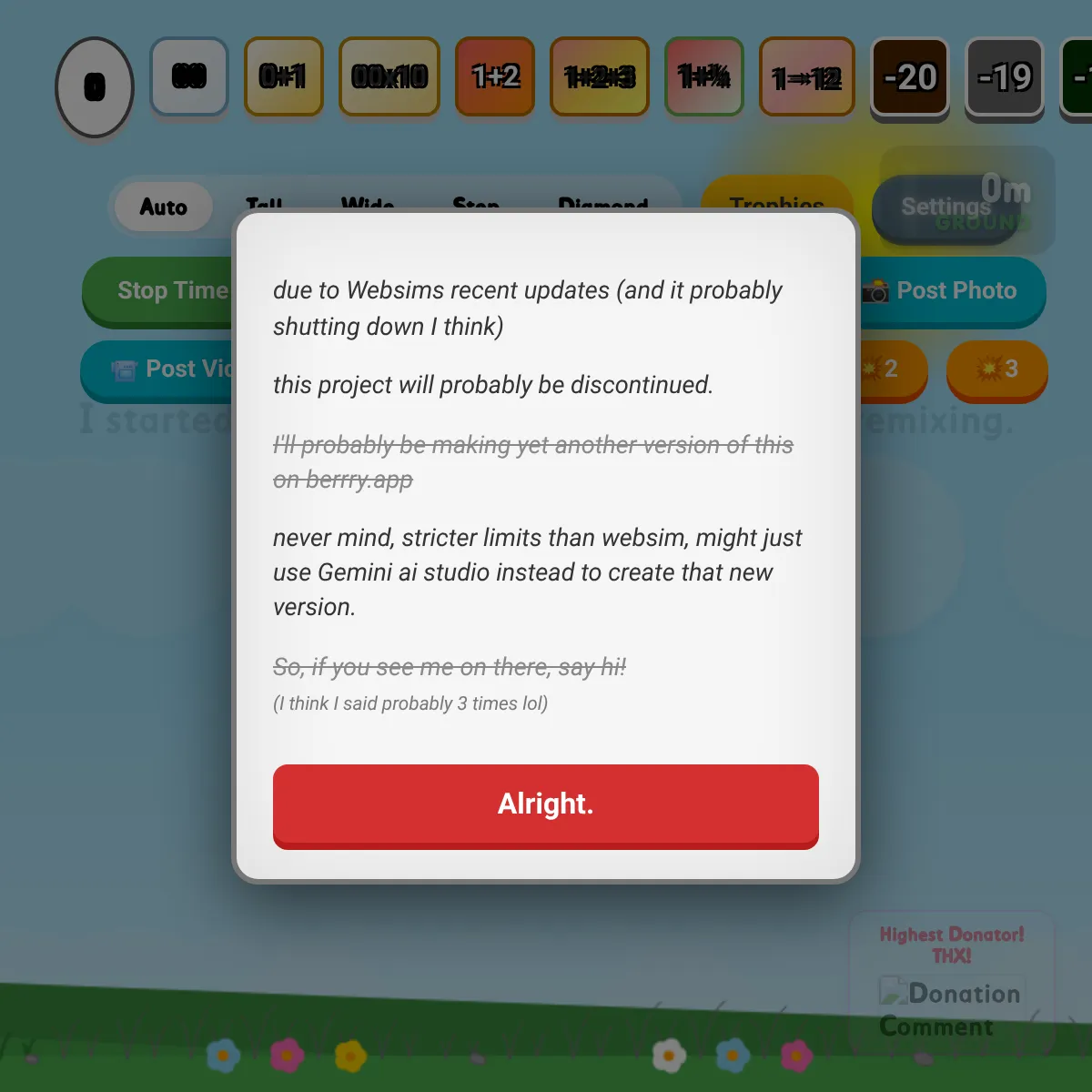 the project is loading