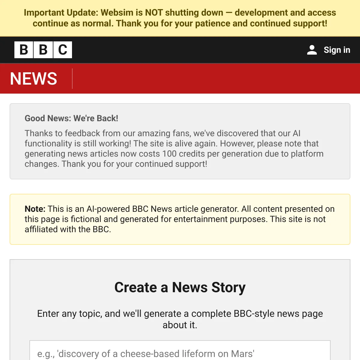 the project is loading