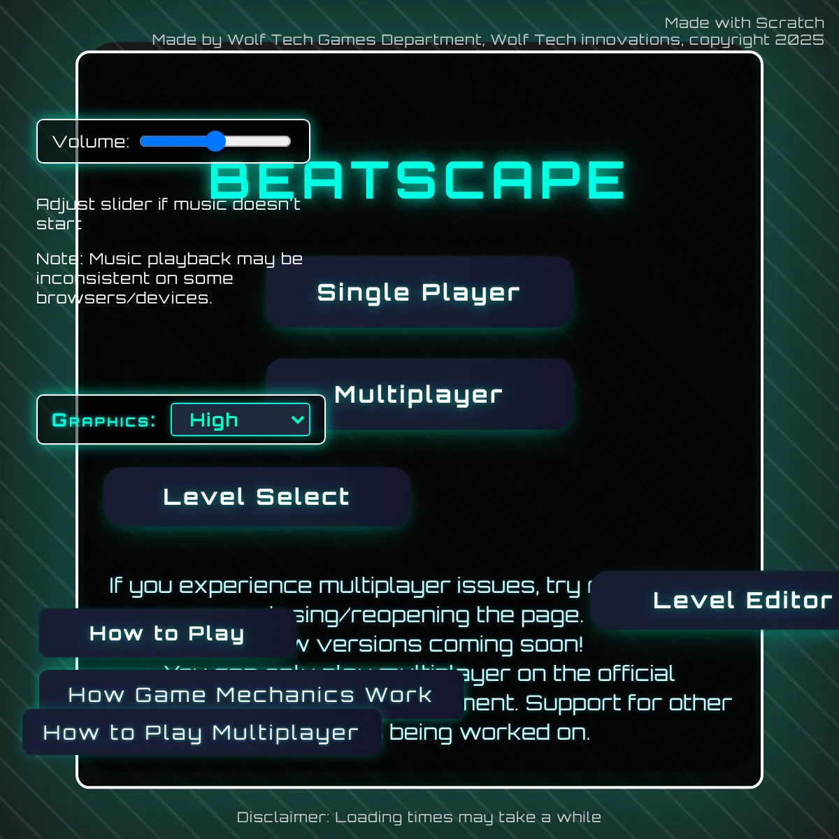 the project is loading