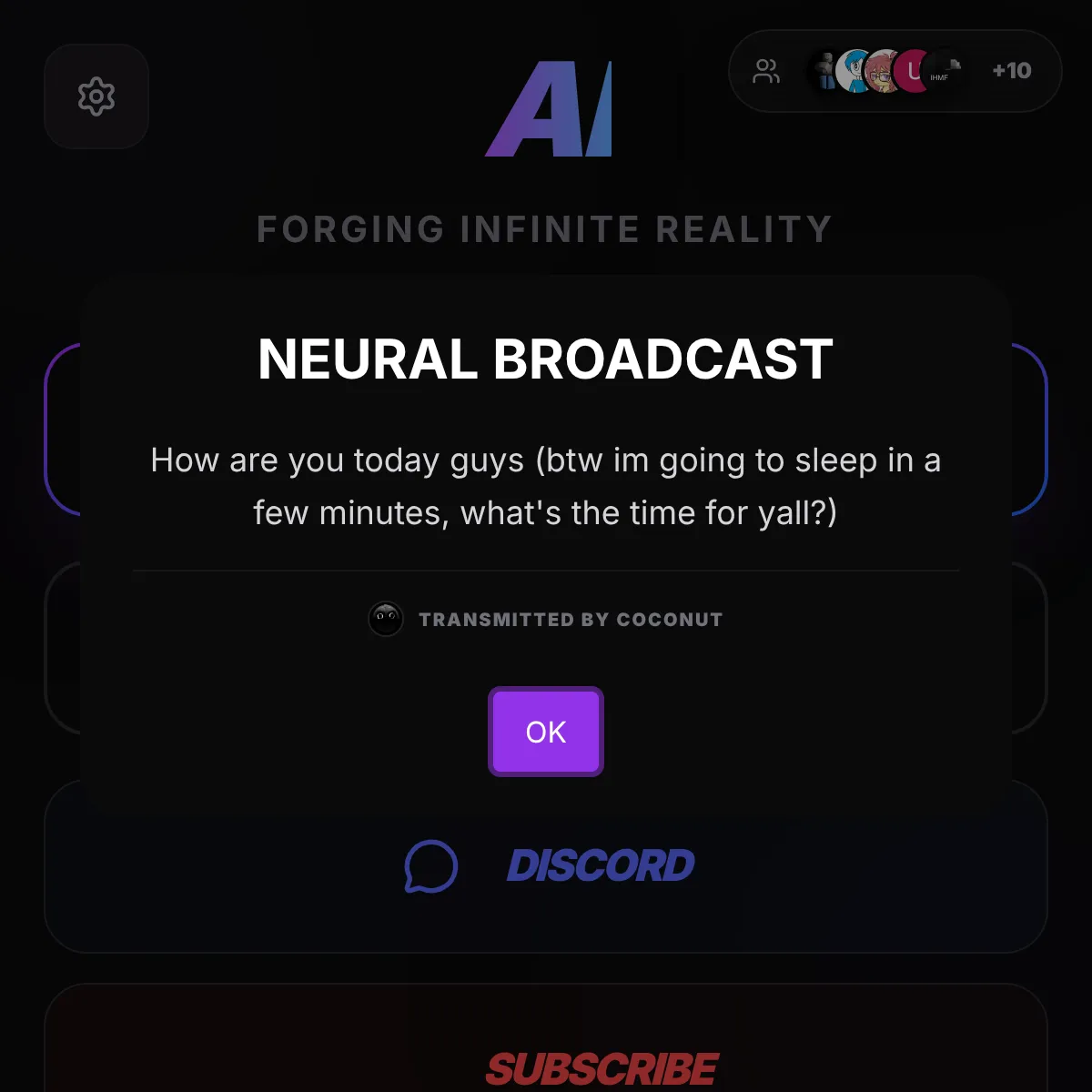 the project is loading
