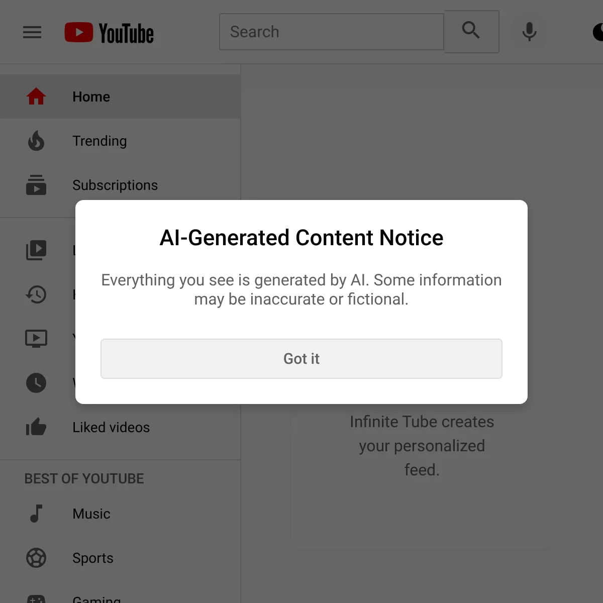 the project is loading