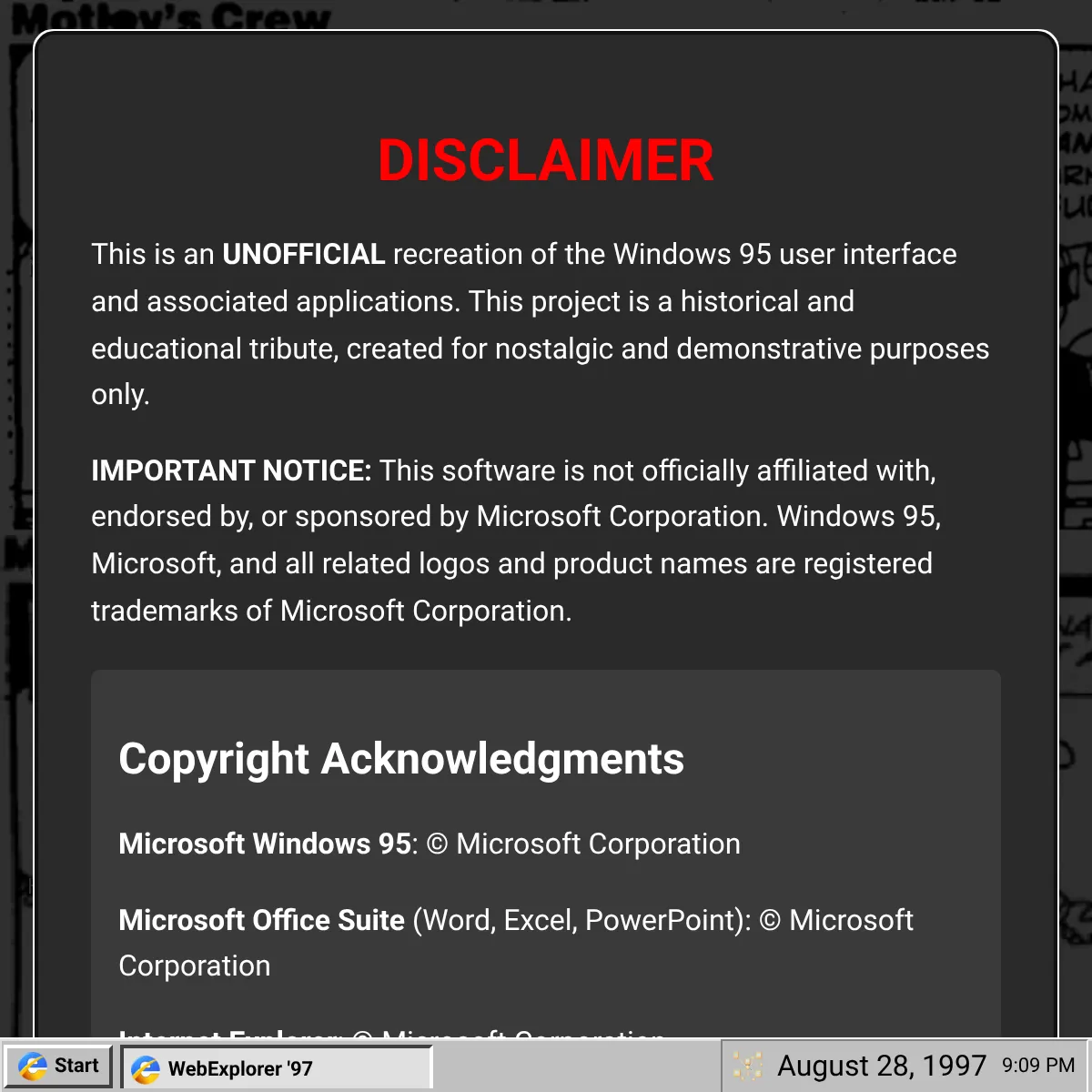 the project is loading