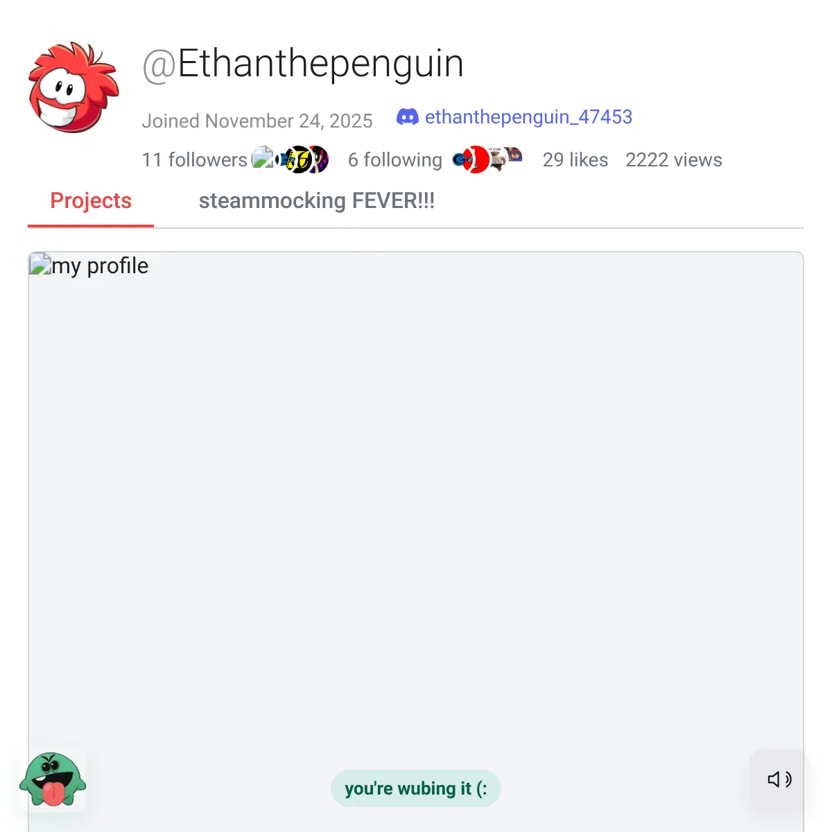 the project is loading