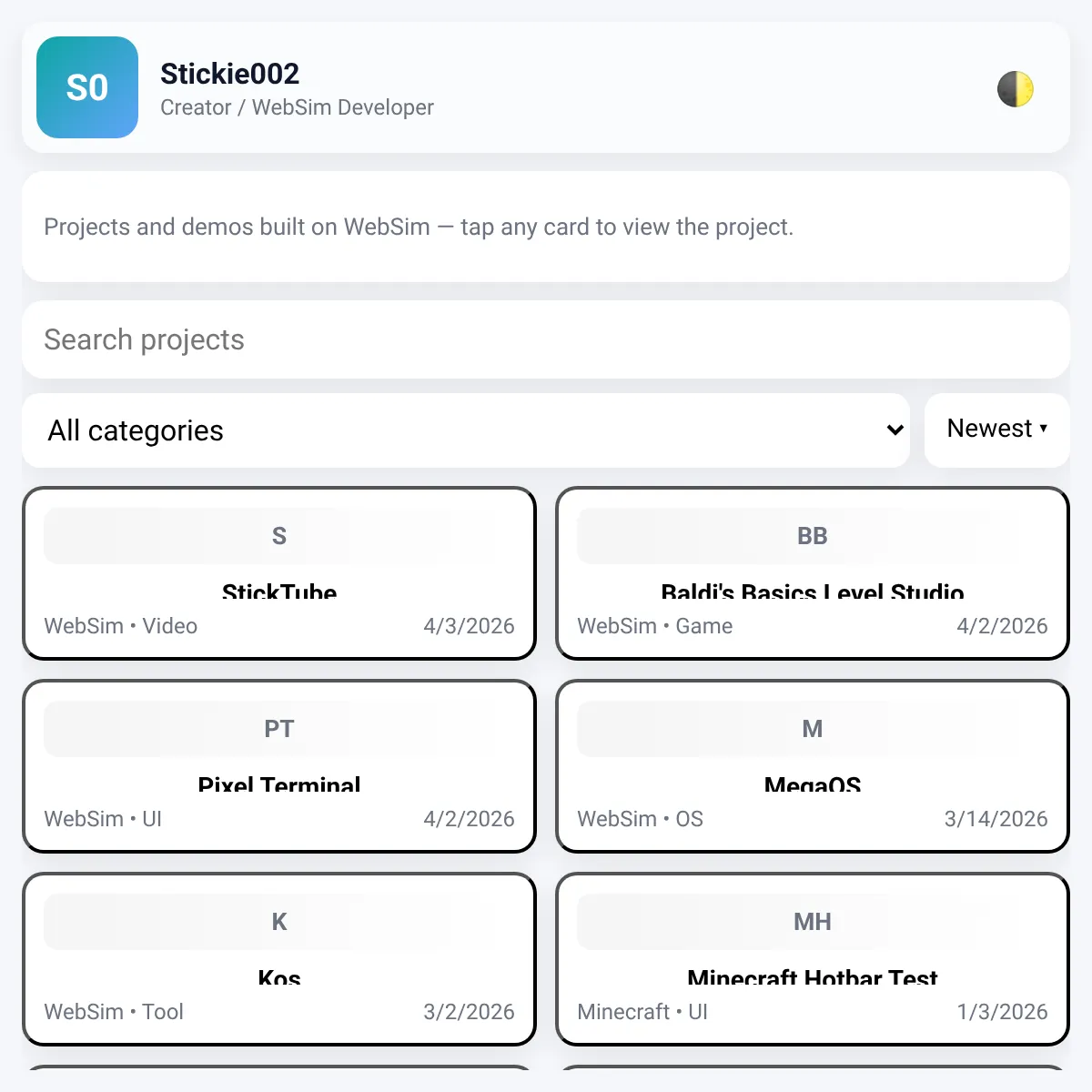 the project is loading