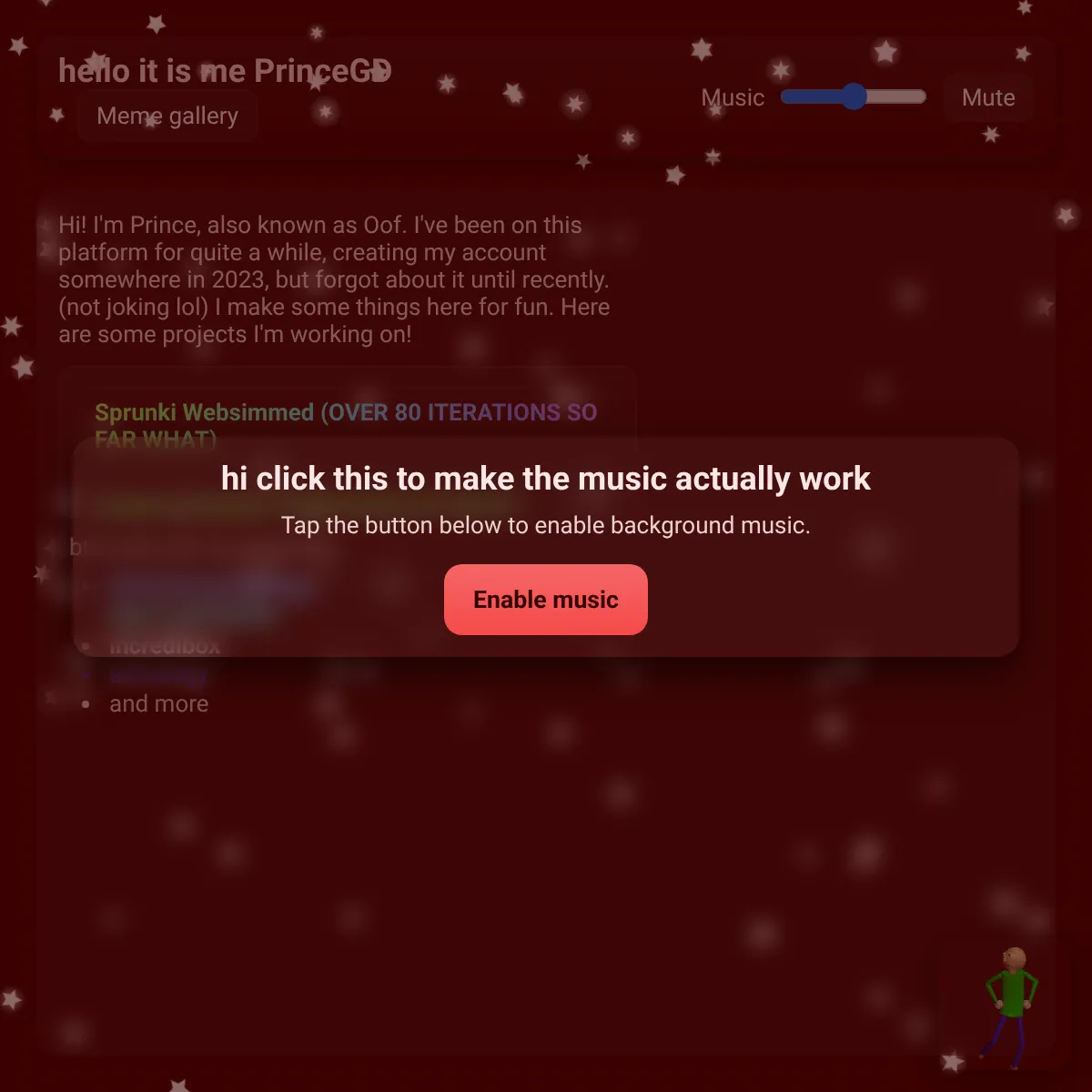 the project is loading