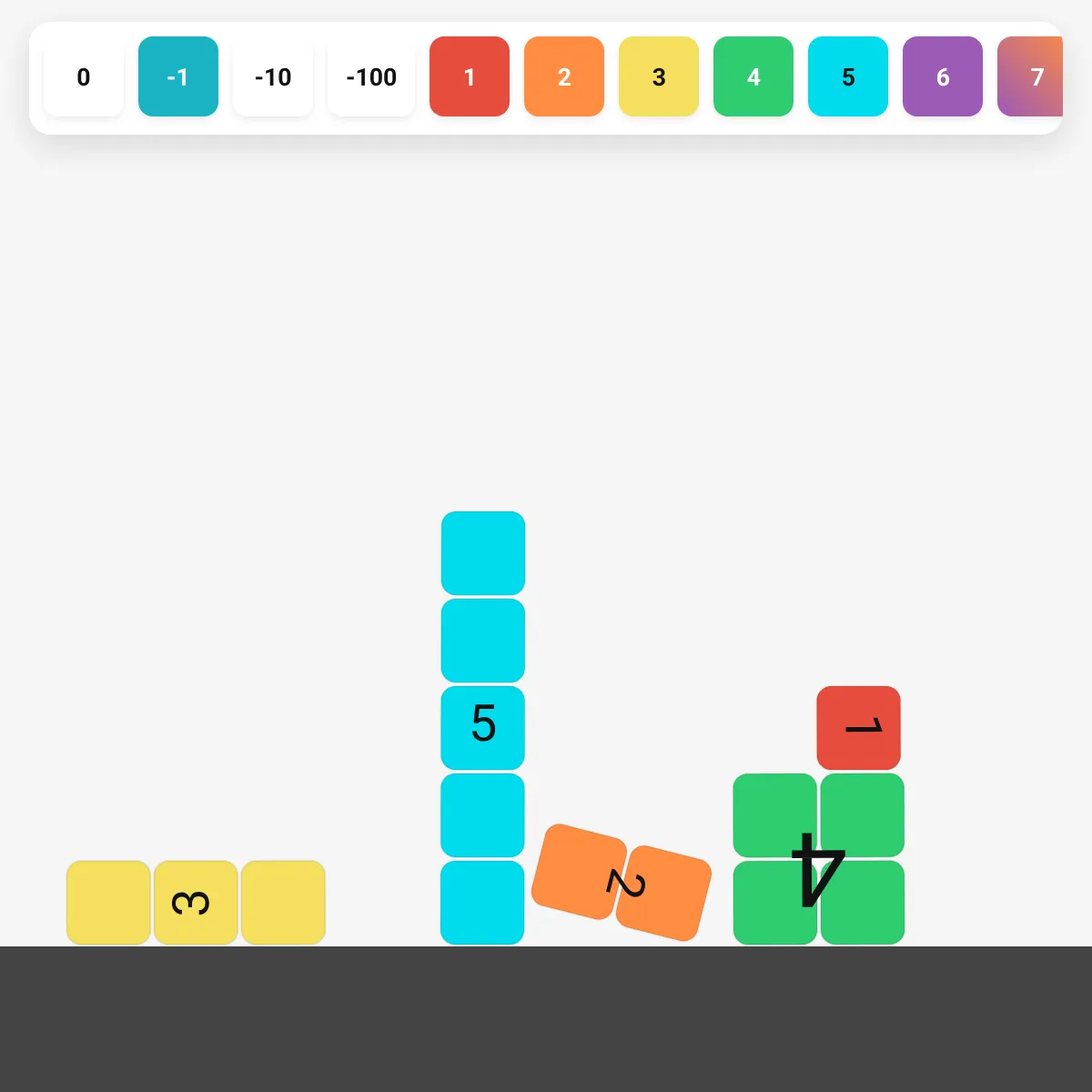 Number Block Interactions