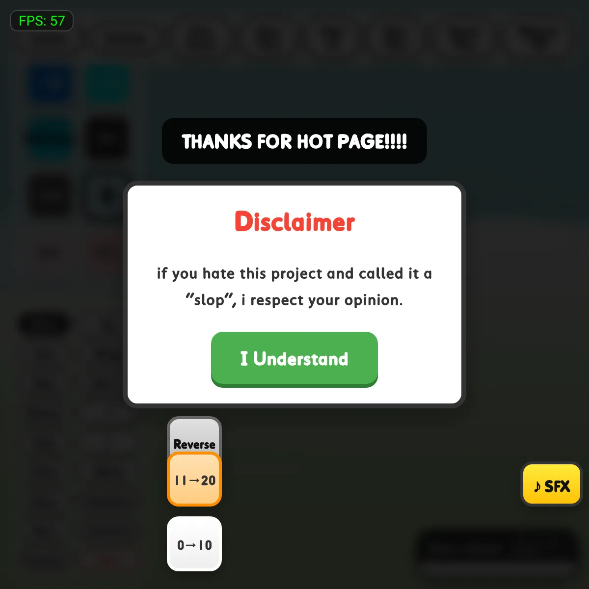 the project is loading