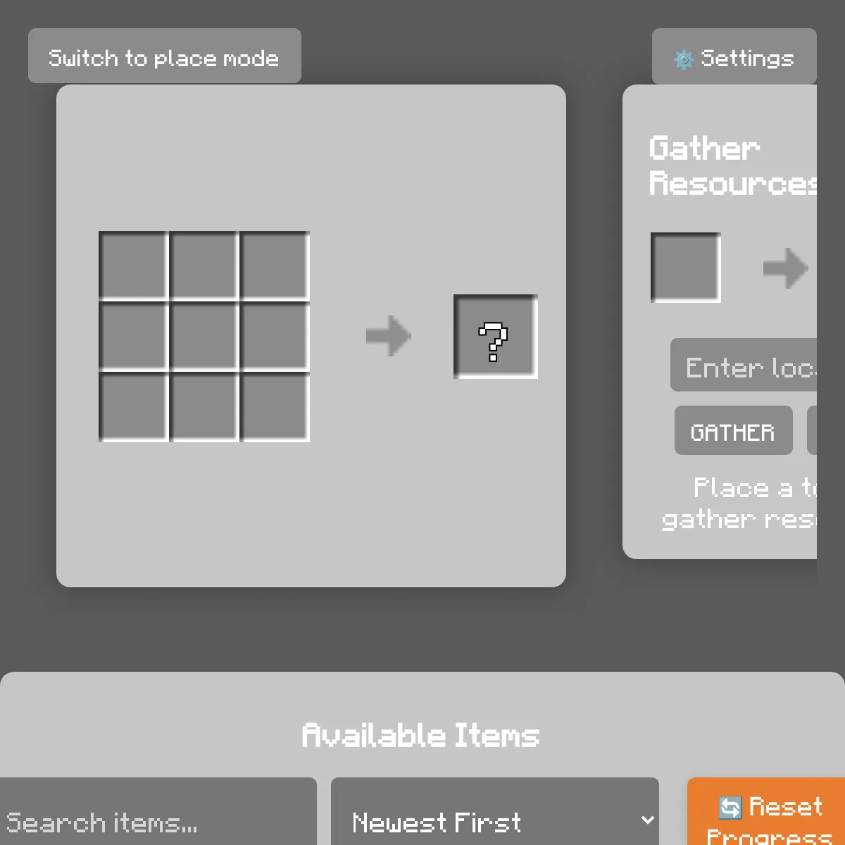 the project is loading