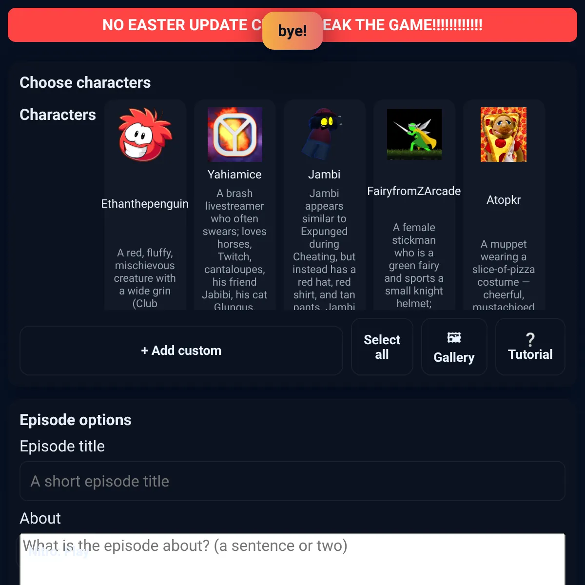 the project is loading