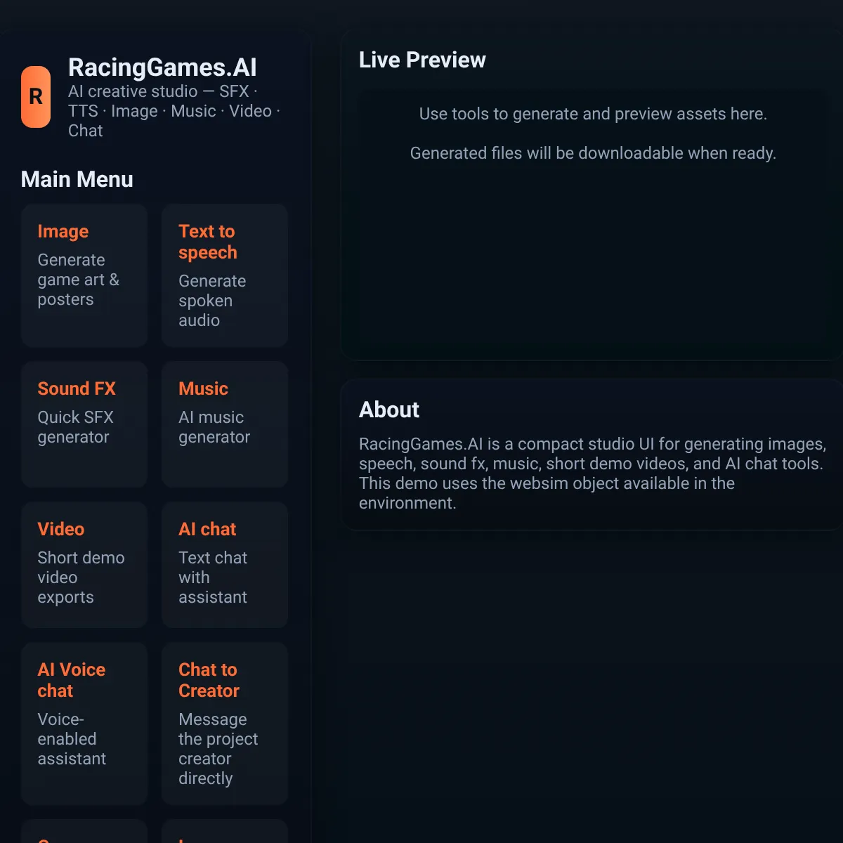 the project is loading