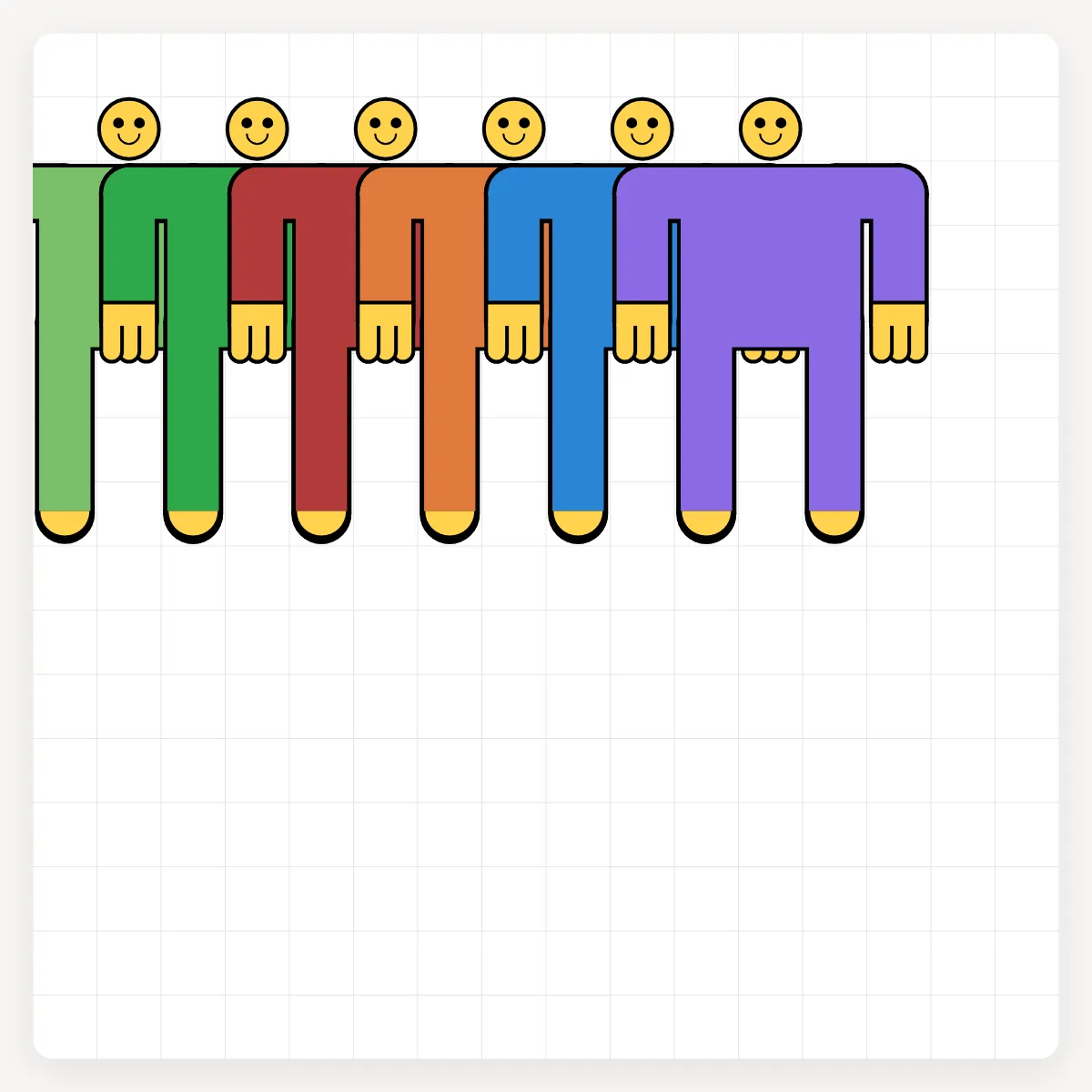 Grid People — Stretchy Limbs But There's More Humanoids