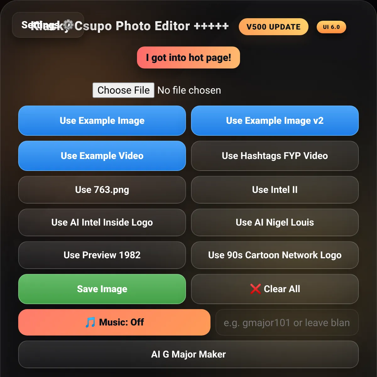 the project is loading