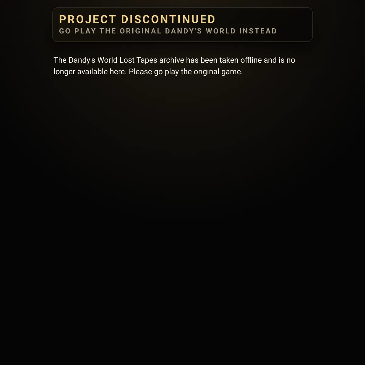 the project is loading