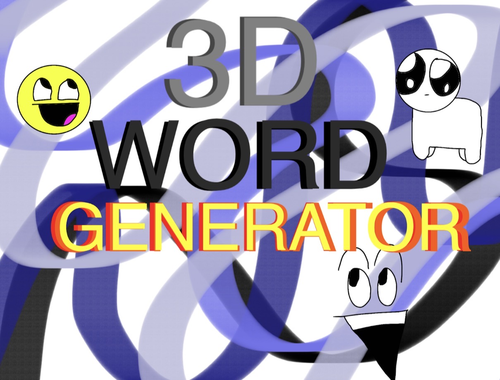 3D Word Generator