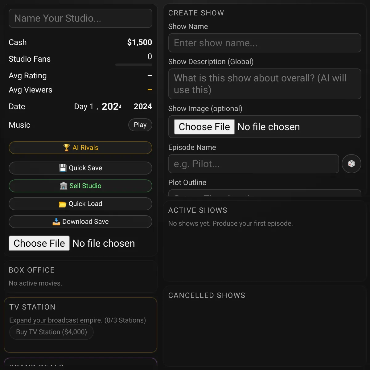 the project is loading