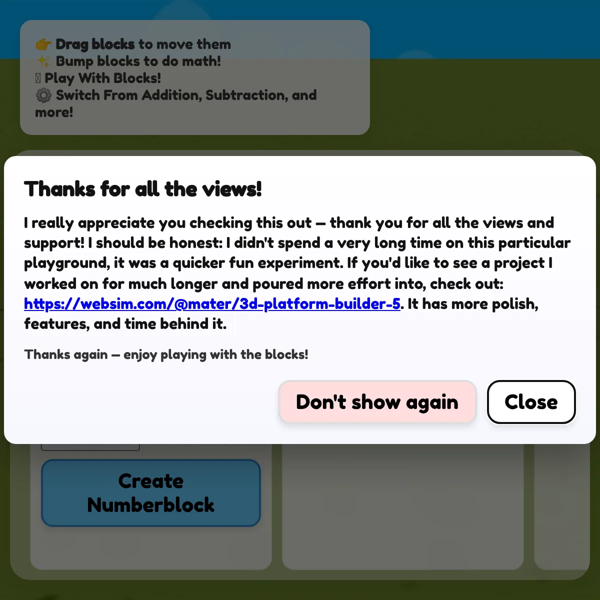 the project is loading