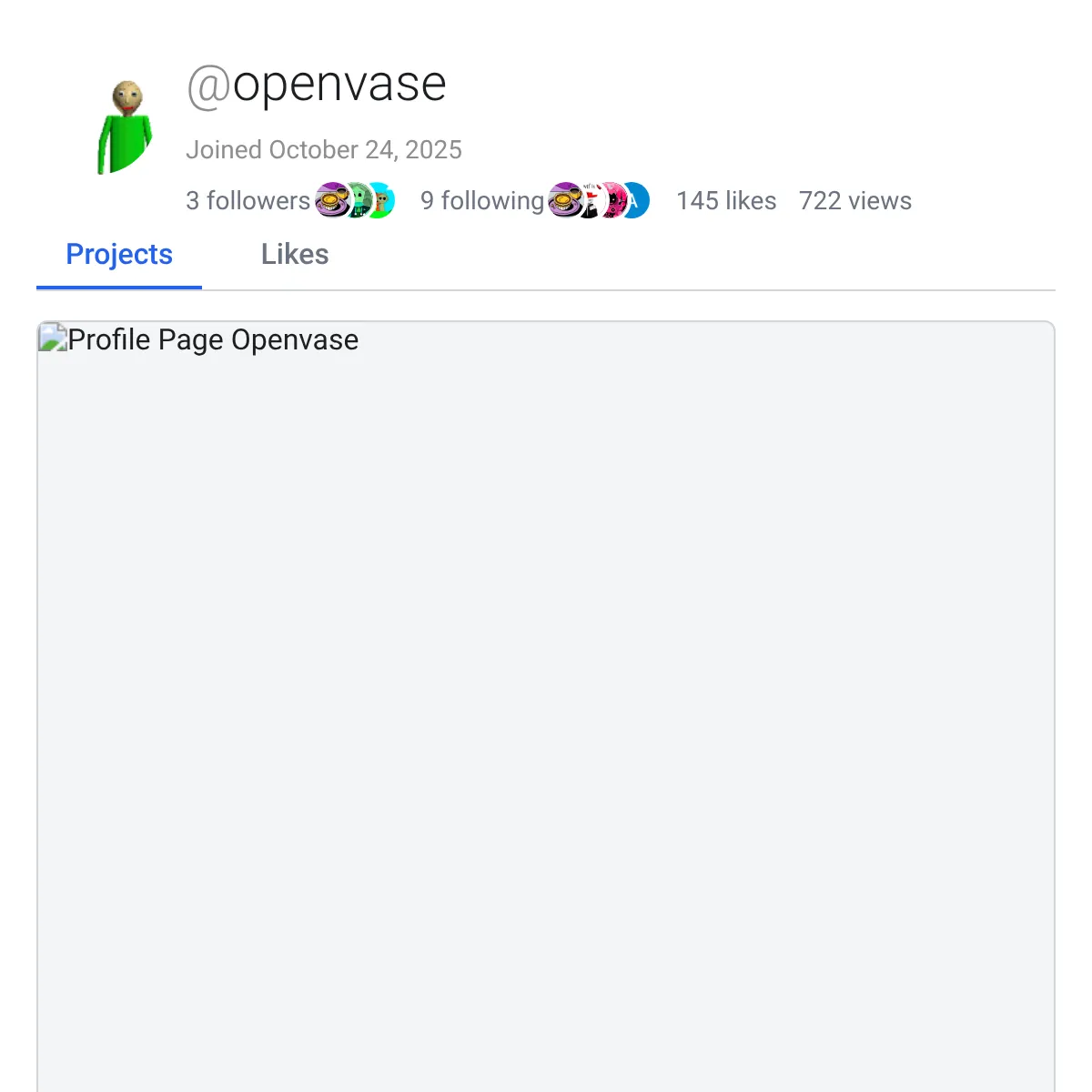 the project is loading