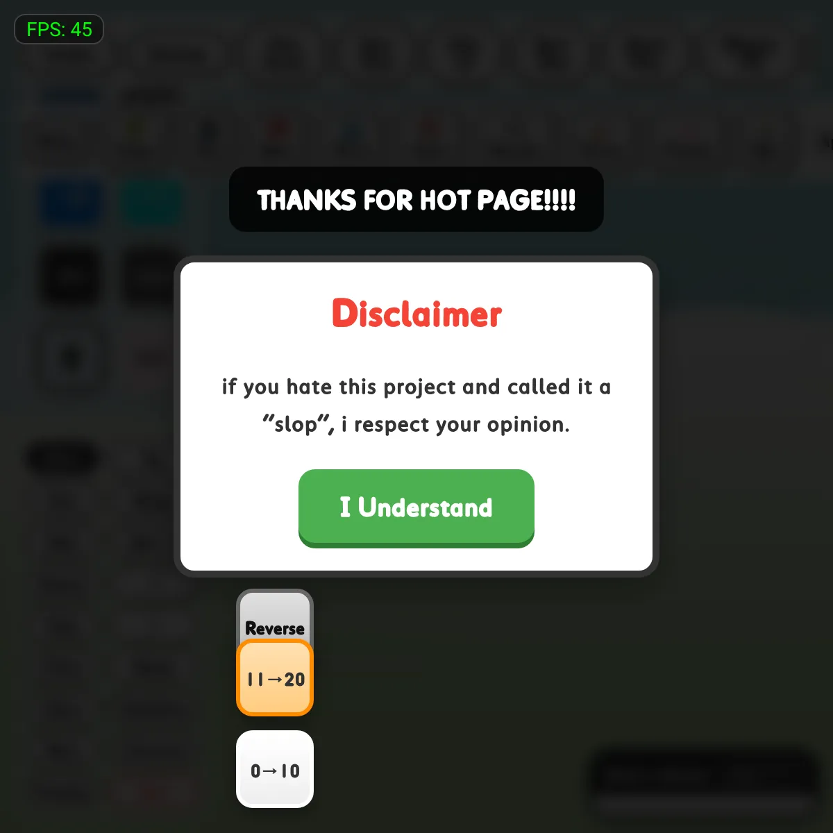 the project is loading