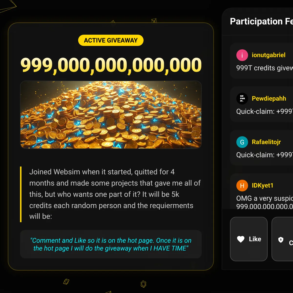 the project is loading