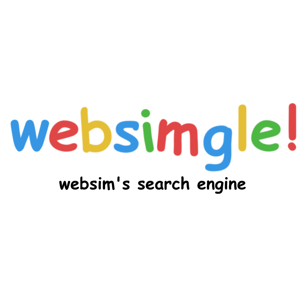 Websimgle - Websim’s Search Engine