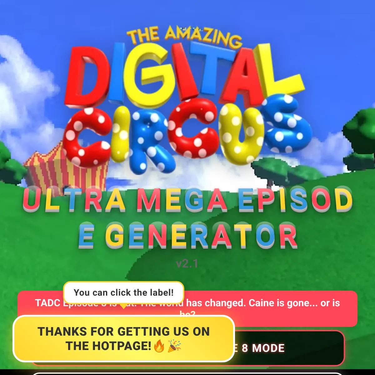 The ULTRA MEGA TADC Episode generator