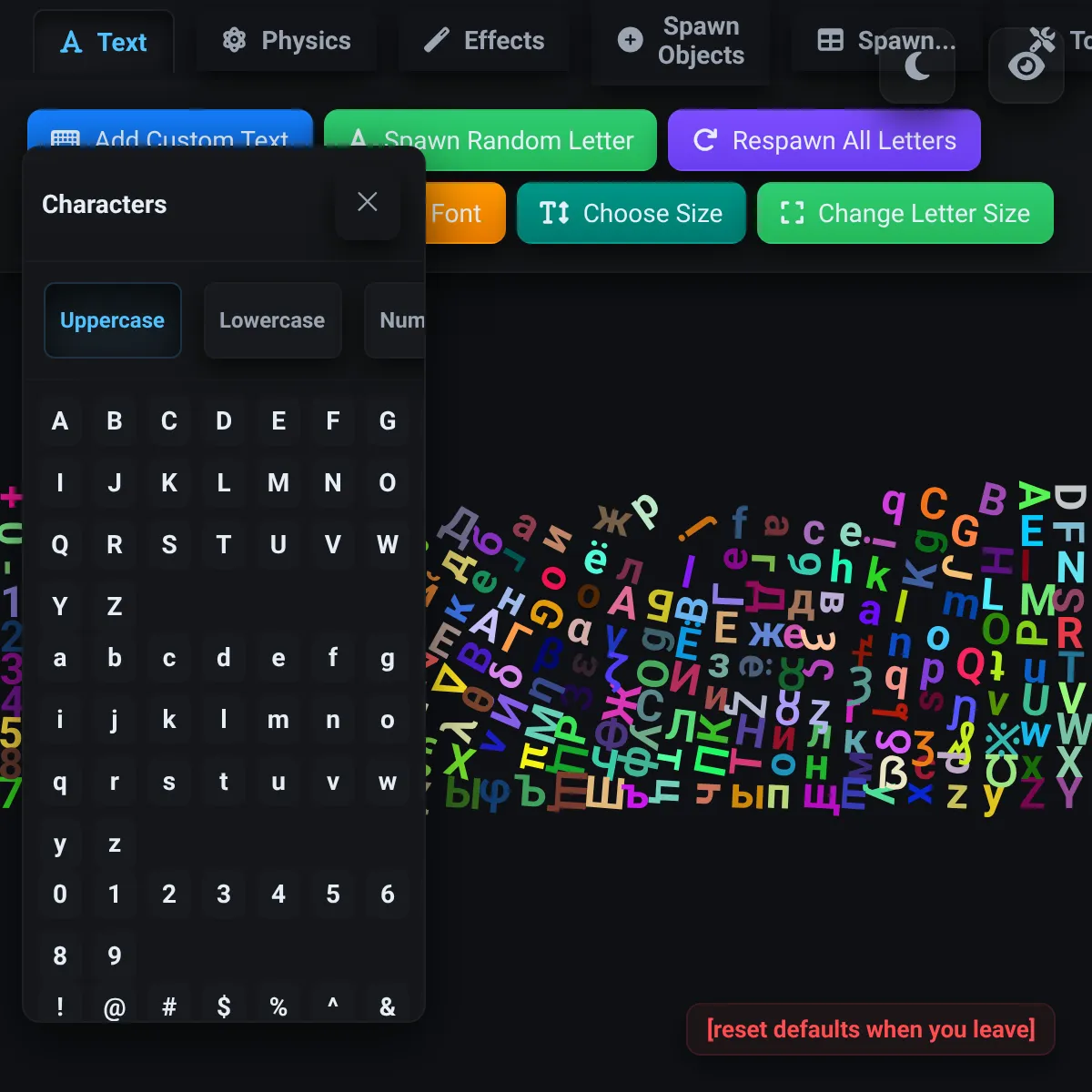 the project is loading