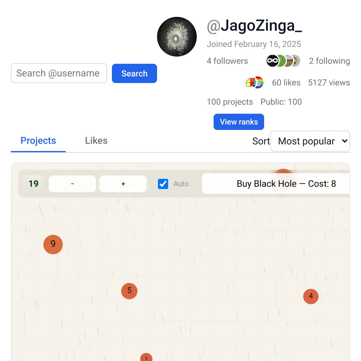 the project is loading