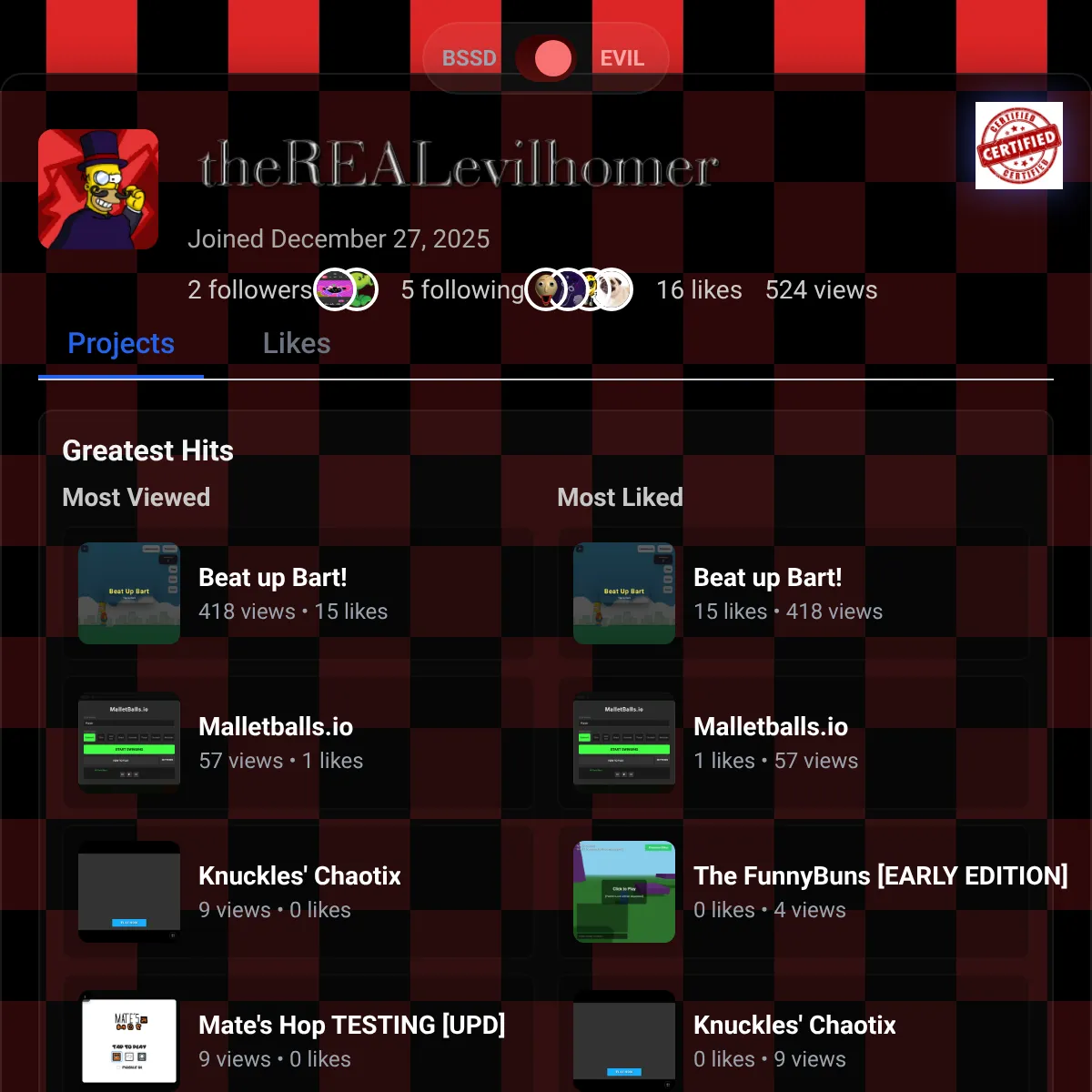 the project is loading