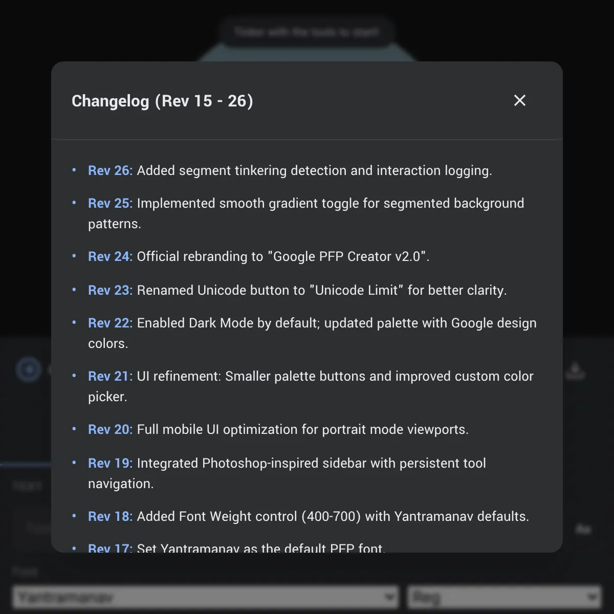 the project is loading