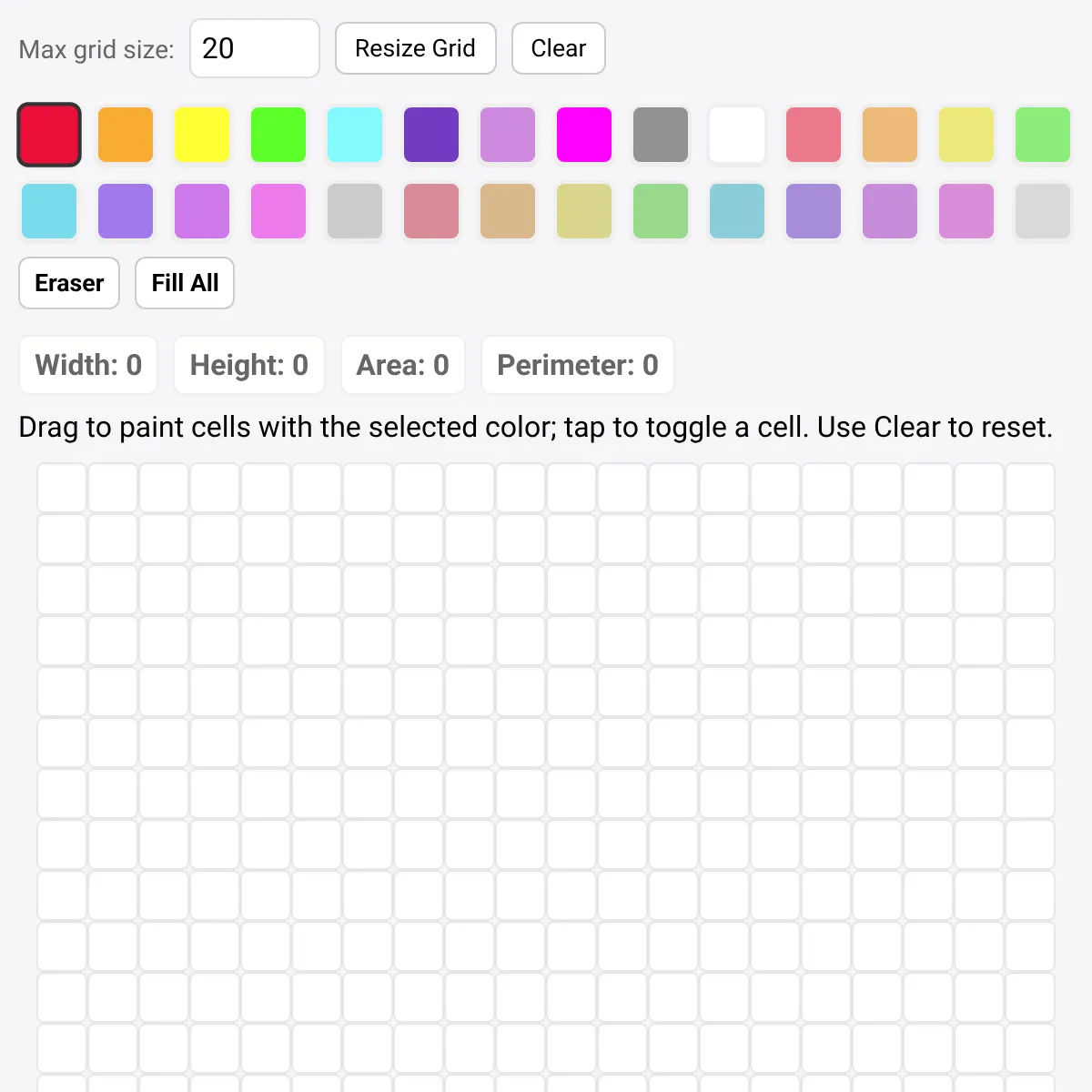 Area & Perimeter Explorer