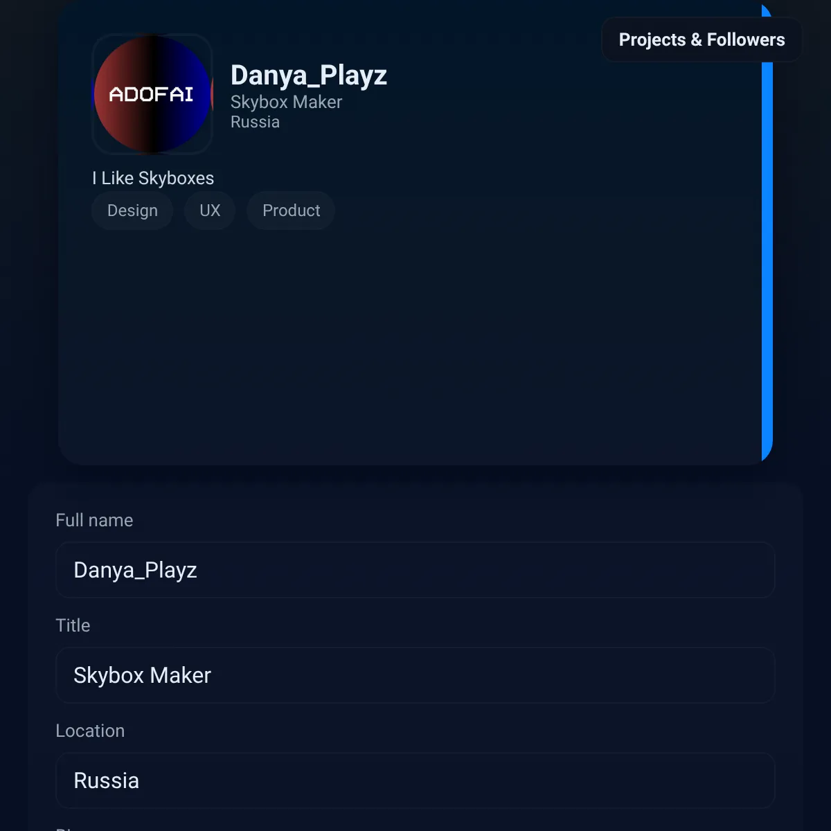 the project is loading
