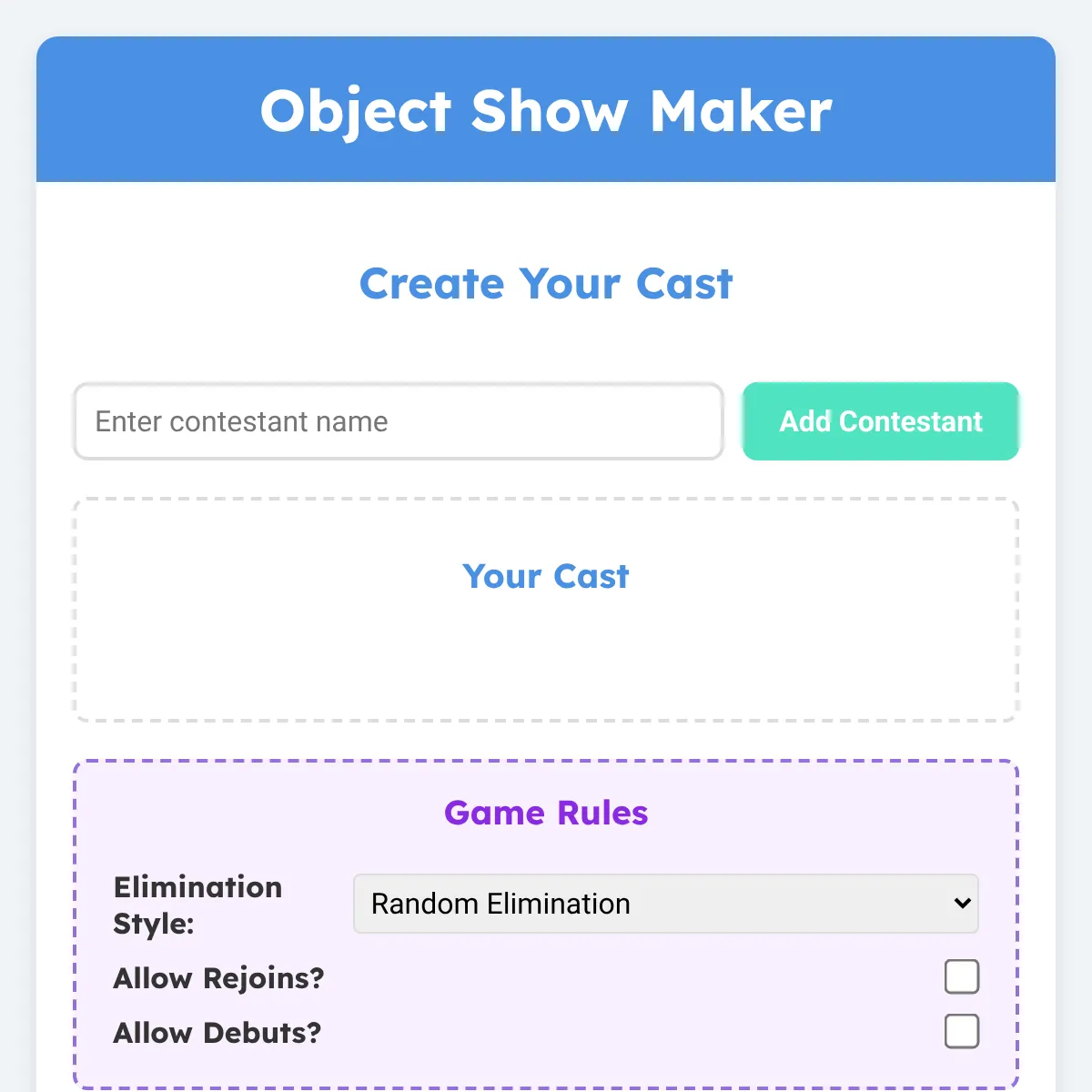 Object Show Maker