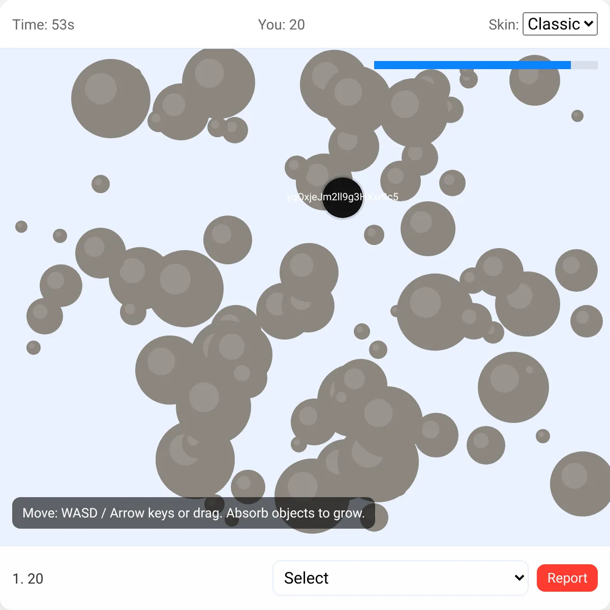 the project is loading