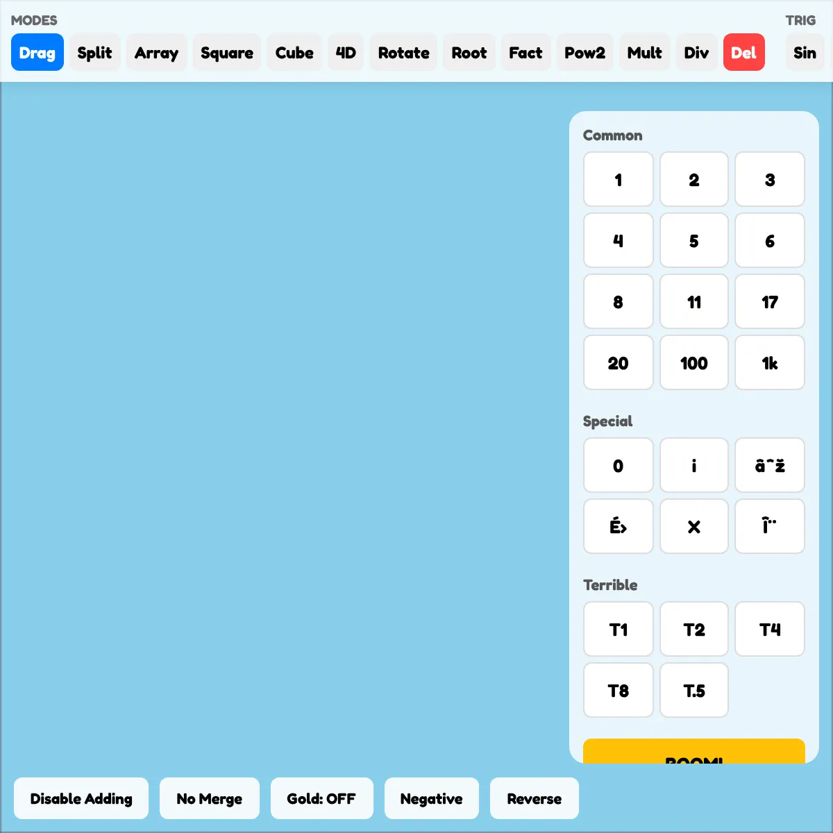Numberblocks Physics Playground