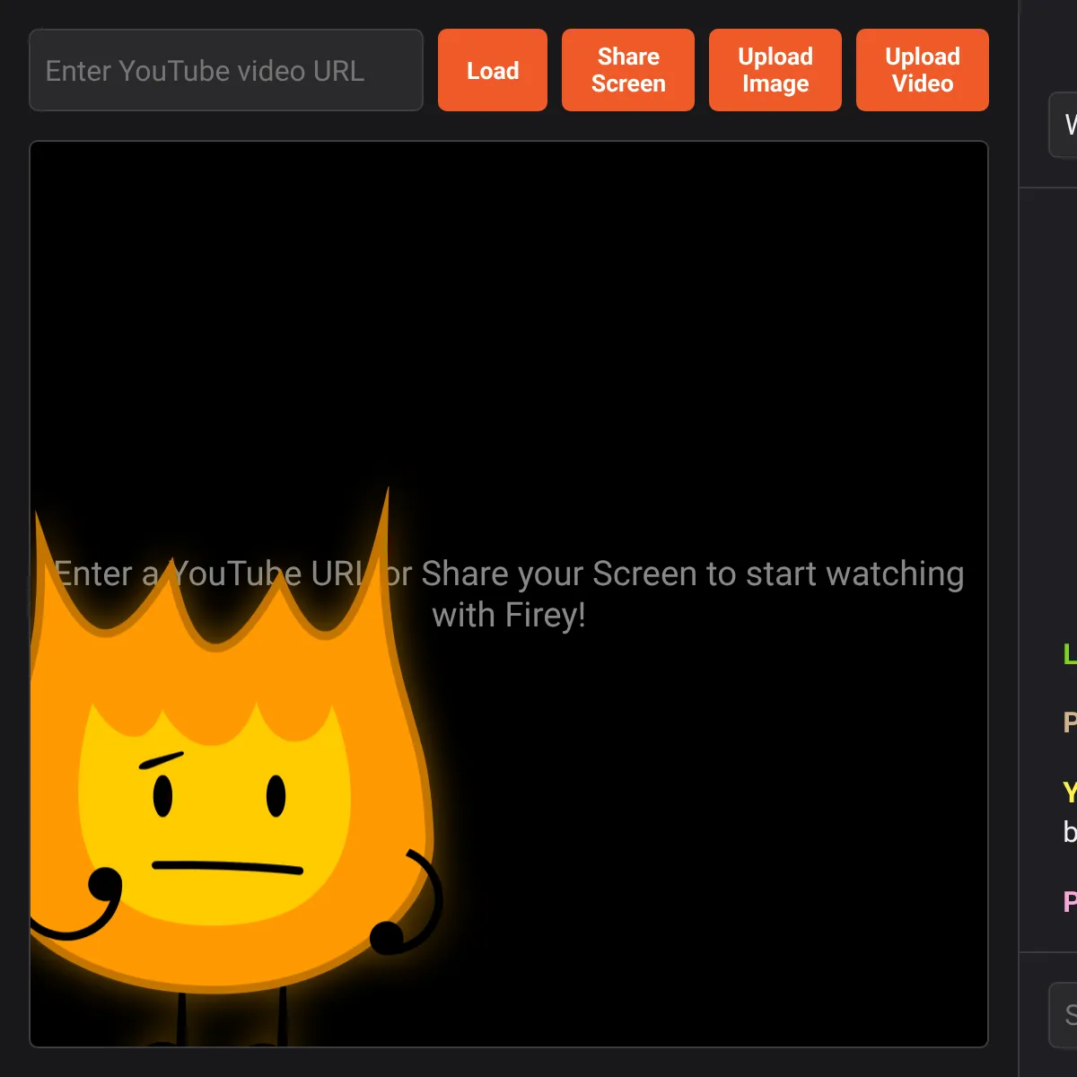 Firey Video Reactor (Without Sounds)