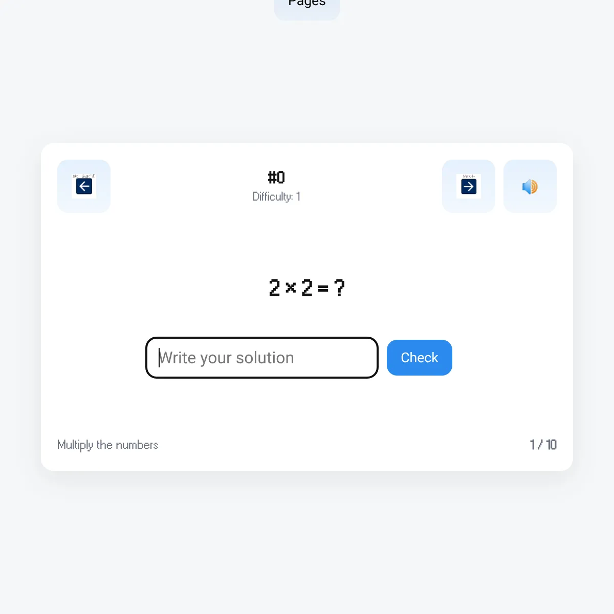 Infinite Math Pages