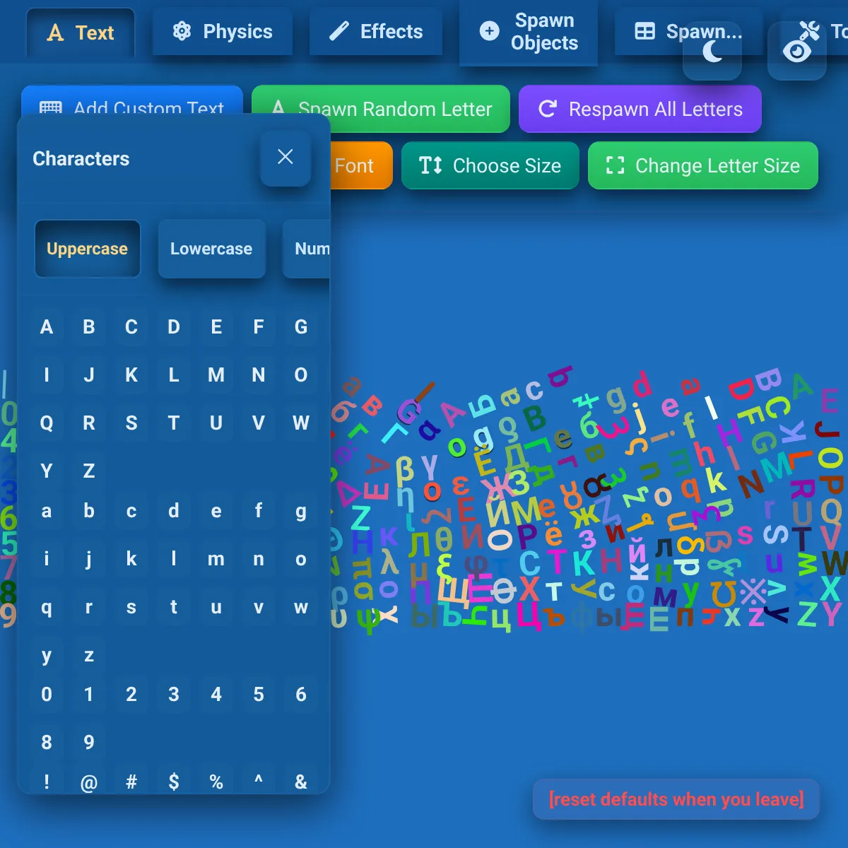 the project is loading